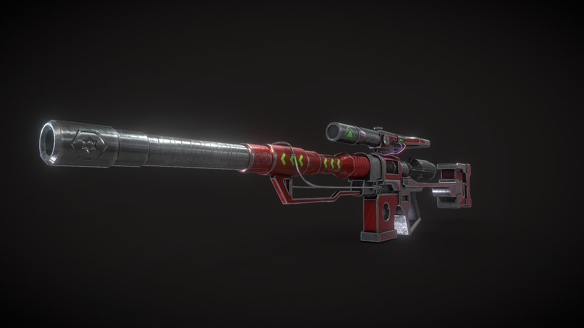 Sniper Rifle - Download Free 3D model by Igor Kapakly (@hereismylife ...