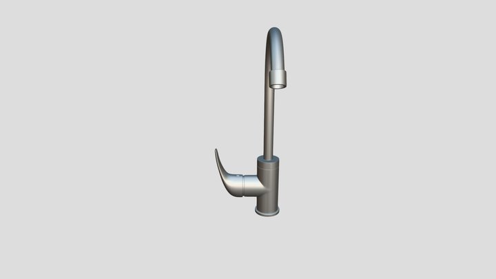 AURA MEZCLADORA MONOCOMANDO PARA COCINA 3D Model