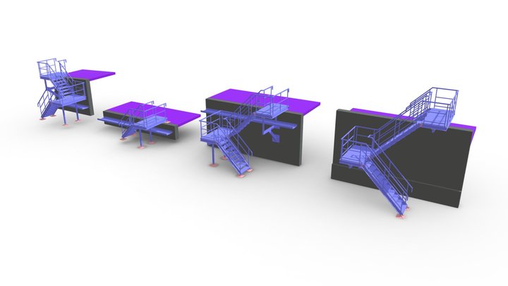 АШКОН | Mega-Treppe 3D Model