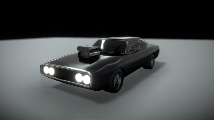Dodge Charger 70s 3D Model