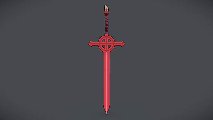 Demon Blood Sword FanArt PixelPerfect 3D Model