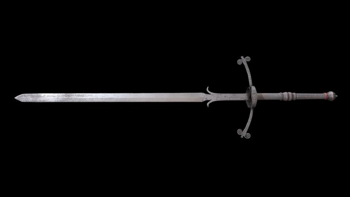 Two-Handed Sword (2014.280) 3D Model