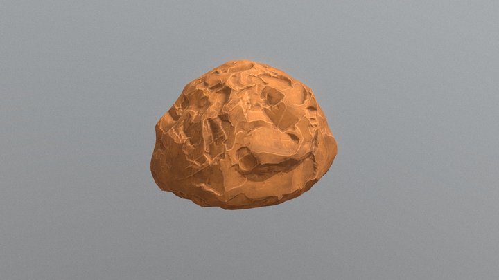 stylized rock 3D Model