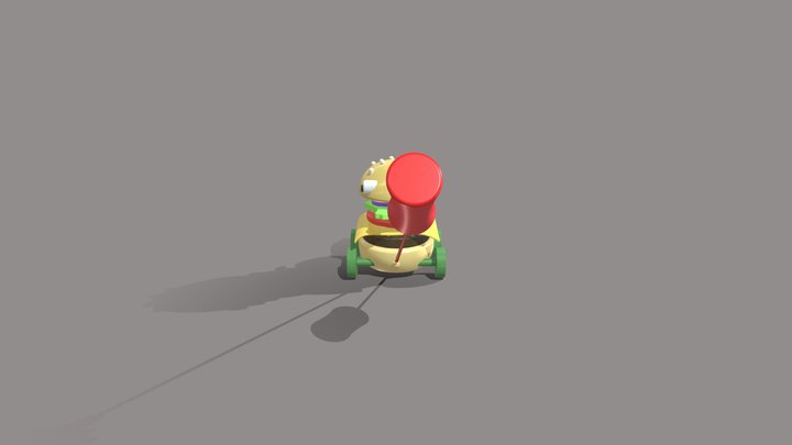 burger bus v3 3D Model