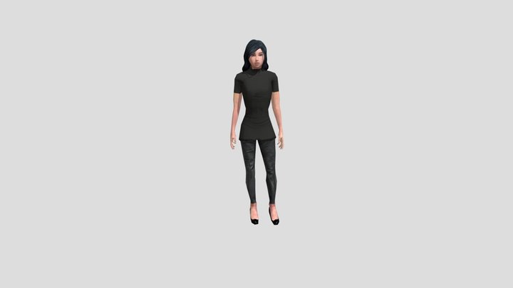 Catwalk Idle To Twist R 3D Model
