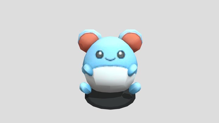 [Pokemon OR/AS] Marill Doll – Modello 3D gratuito STL