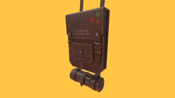 A Dev's Leather Bag 3D Model