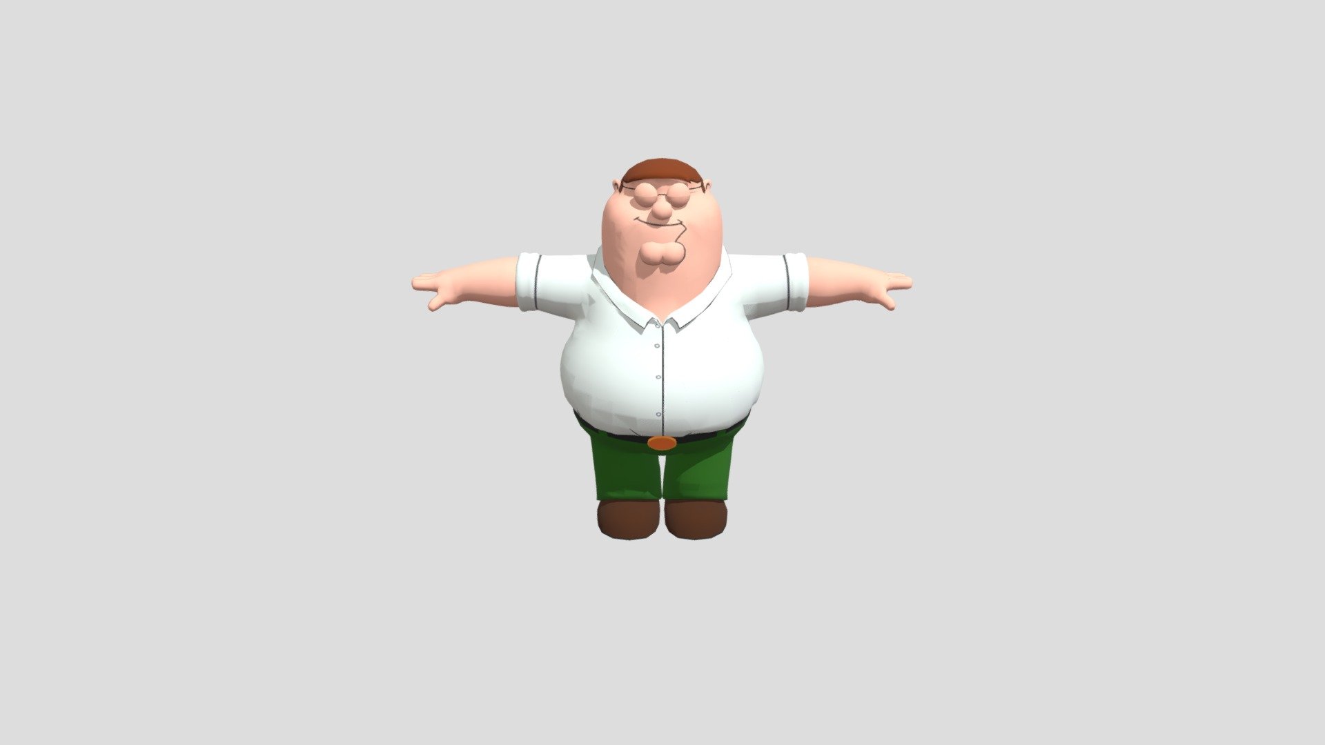 Peter Griffin Rigged Download Free 3D Model By Quan Studios 