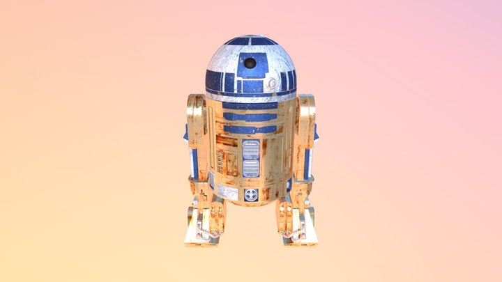 R2D2Complete 3D Model