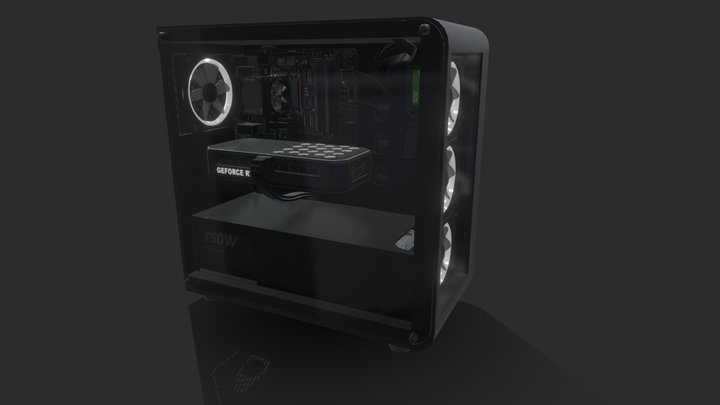 Gaming PC 3D Model