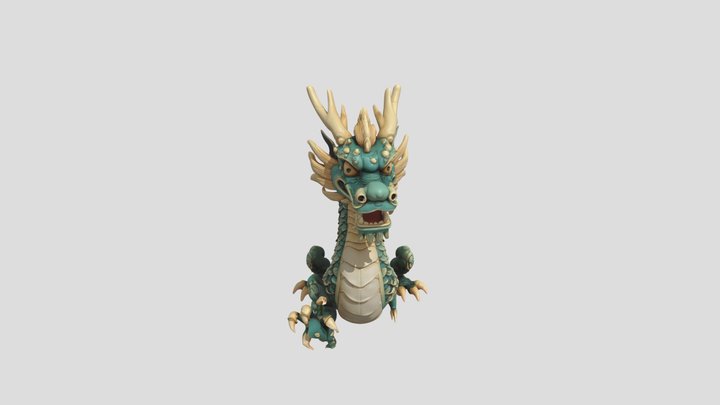 东方龙- 3D model by seele [fa30a22] - Sketchfab