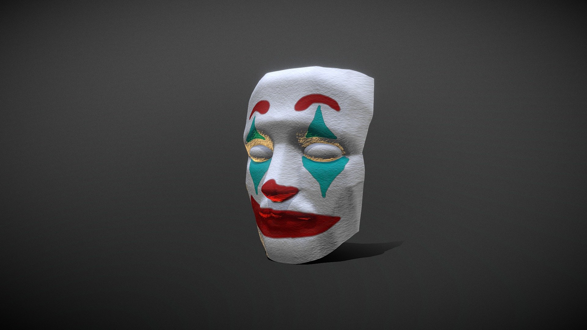 Jokers Face Buy Royalty Free 3d Model By The Moyai Eagger Fa3107c