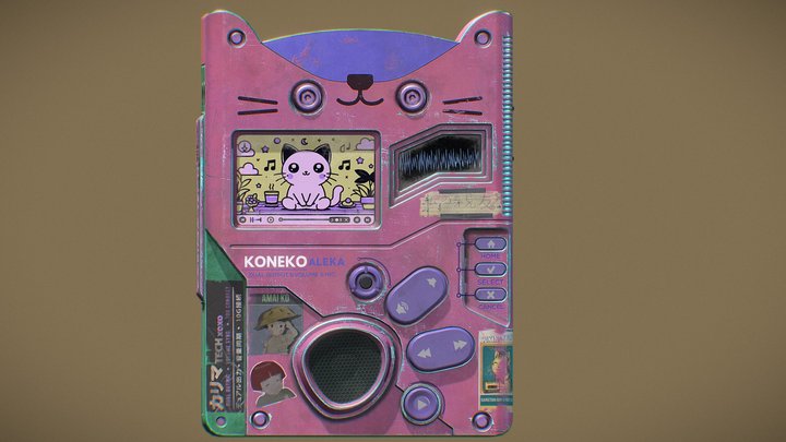 KONEKO Audioplayer 3D Model