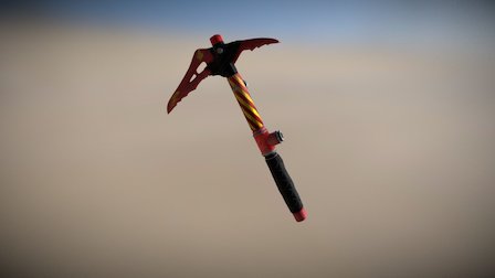 Red Lightnin' Salvaged Ice Pick 3D Model