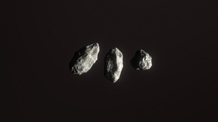 Asteroids 3D Model