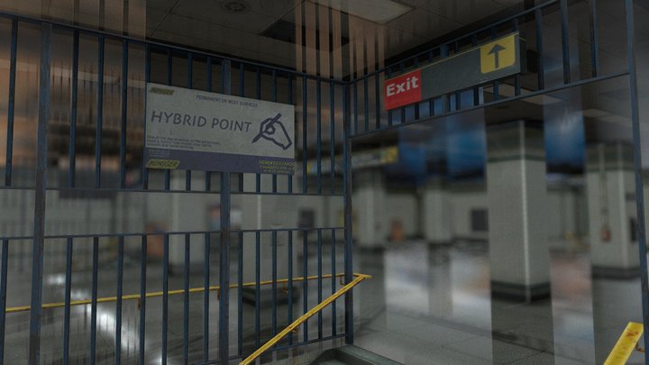 Subway station 3D Model