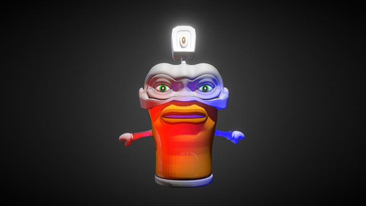 Lata de Aerosol Capturado!! 3D Model
