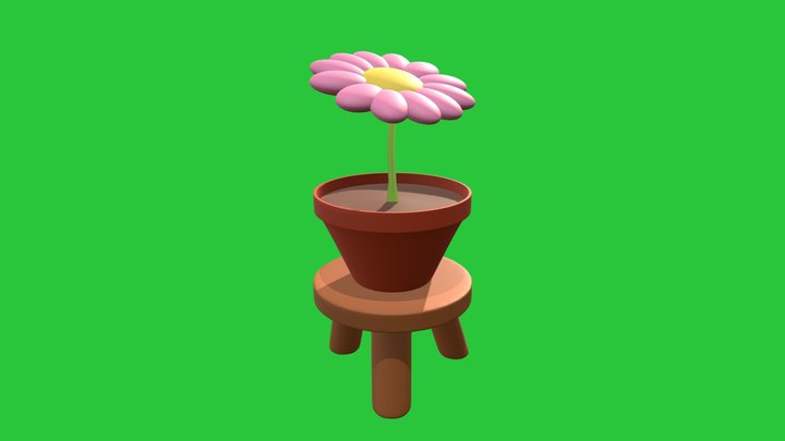 Flowerpot 3D Model