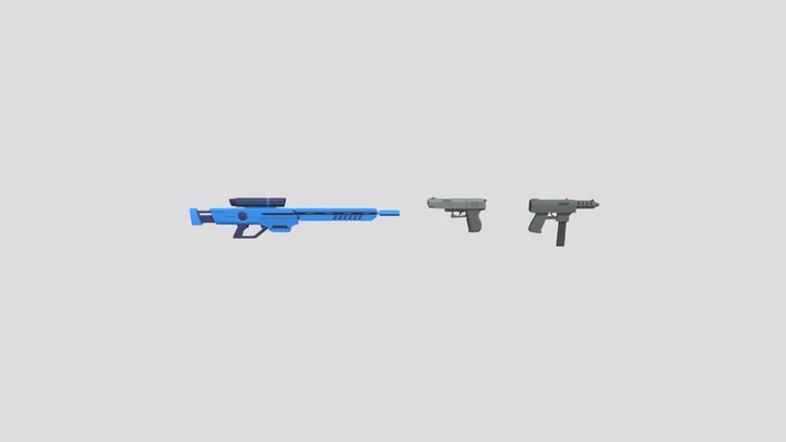 Guns 3D Model