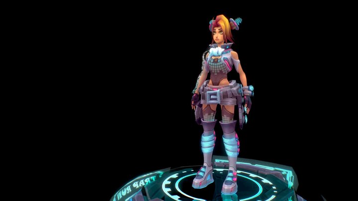Trap Run | Sky Blade 3D Model