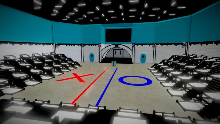 Squid Game Lobby 3D Model