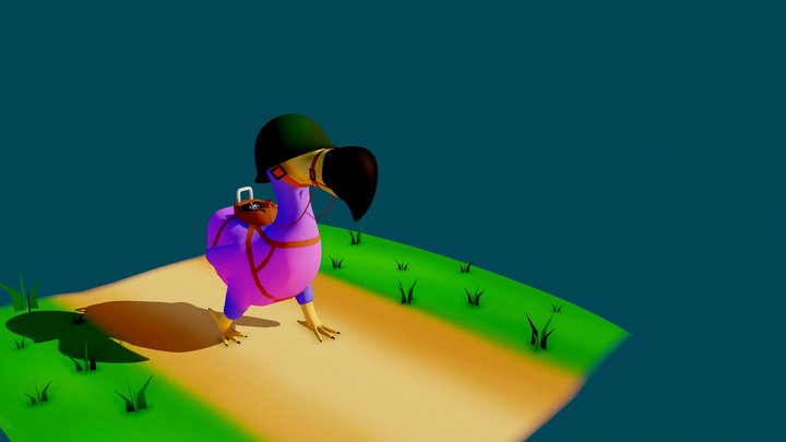 Lt. Dodo Mount 3D Model