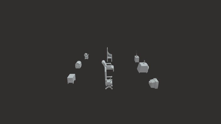 XYZ HW 2 Siluete 3D Model