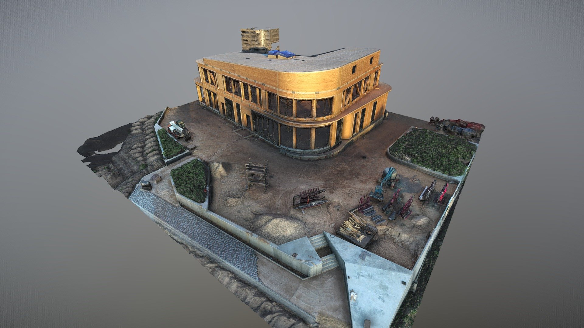 Riga TZMO wood house - 3D model by cadbimgroup [fa35581] - Sketchfab