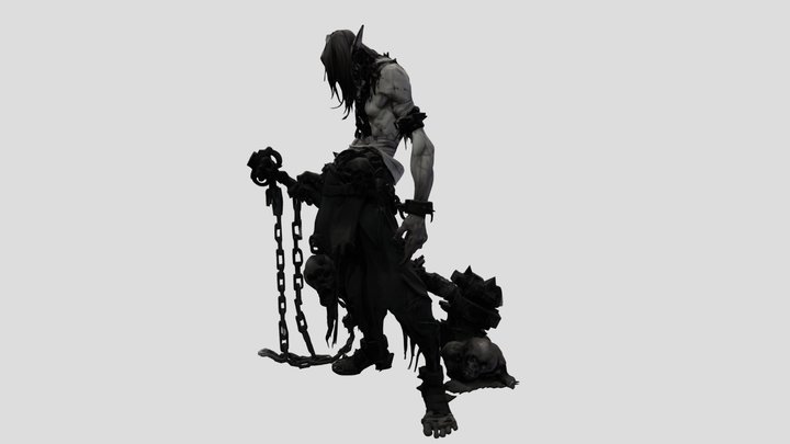 Undead Warrior 3D Model 3D Model