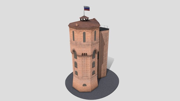 Tyumen watertower 3D Model