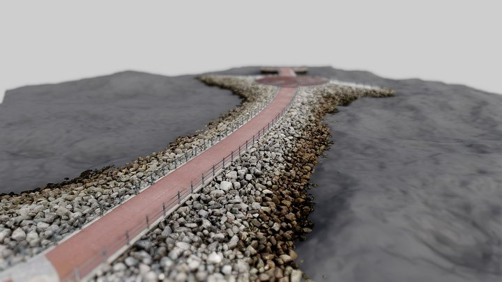 Stone Jetty_ Complete_ Optimised_VER2 3D Model