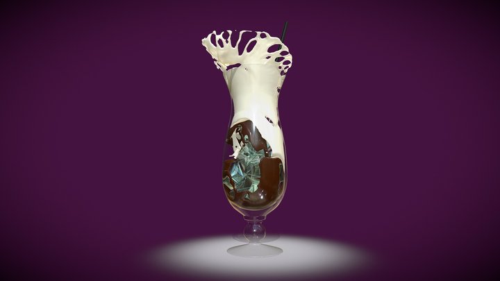 Chocolate Cocktail 3D Model