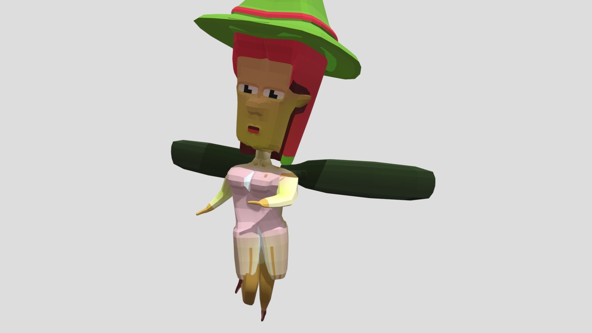 Bailando Samba low poly
