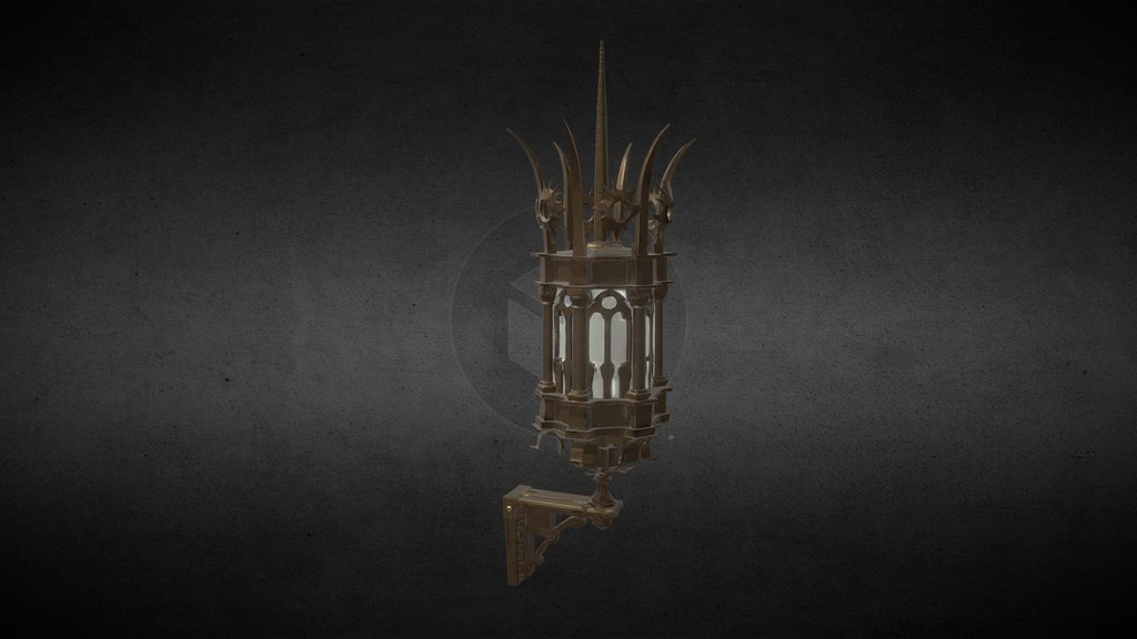 Ornate+lantern+3d+model