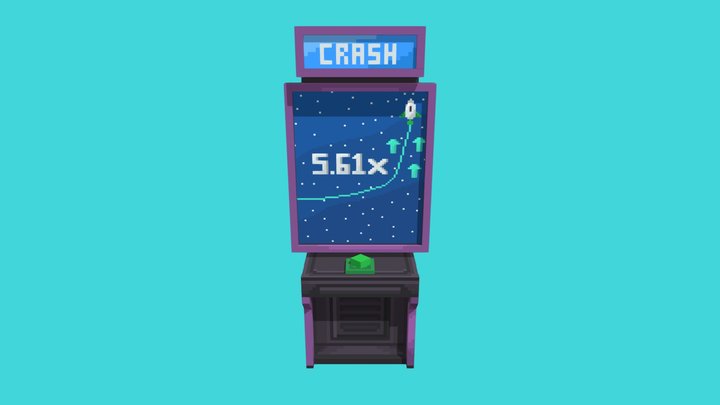 Minecraft Crash game 3D Model