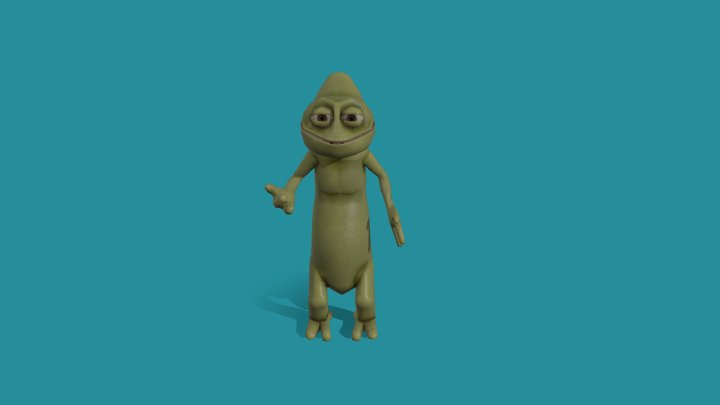Chameleon 3D Model