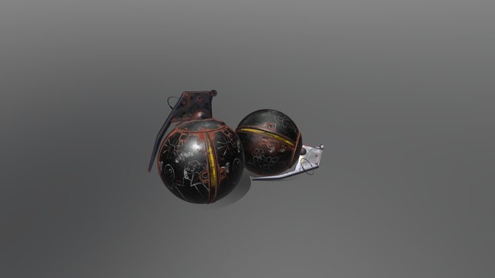 Grenade Concept 3D Model