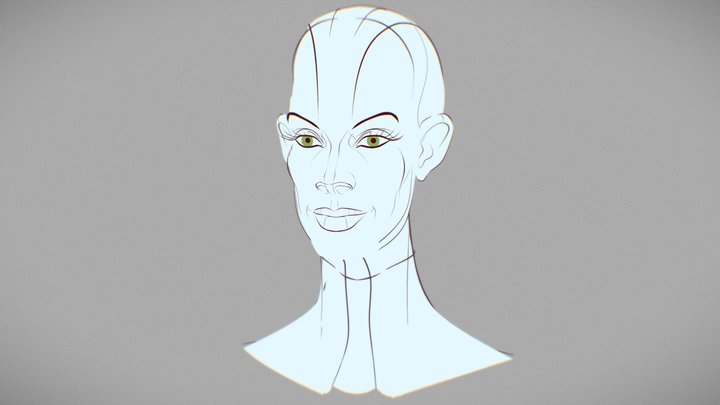 Woman005 Obj 3D Model