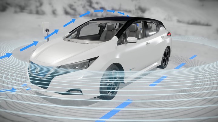 Nissan Leaf - Pyxys 3D Model