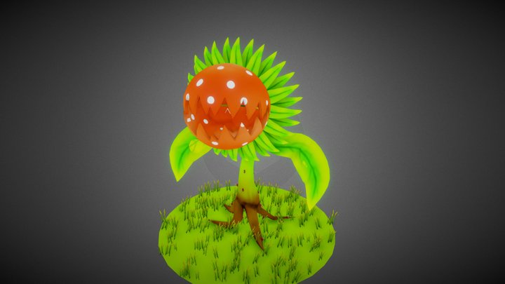 Flower Monster 3D Model