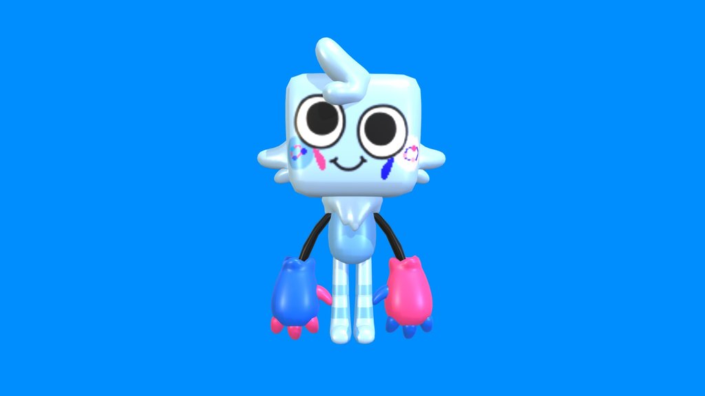 Desserts blue&pink goob skin