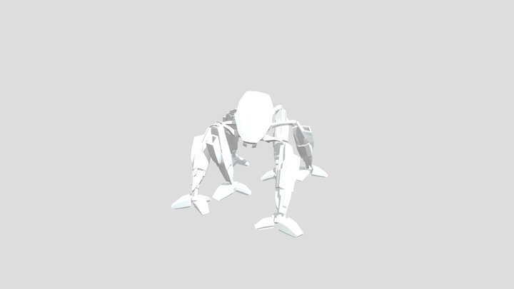 Spider Bot Animation 3D Model
