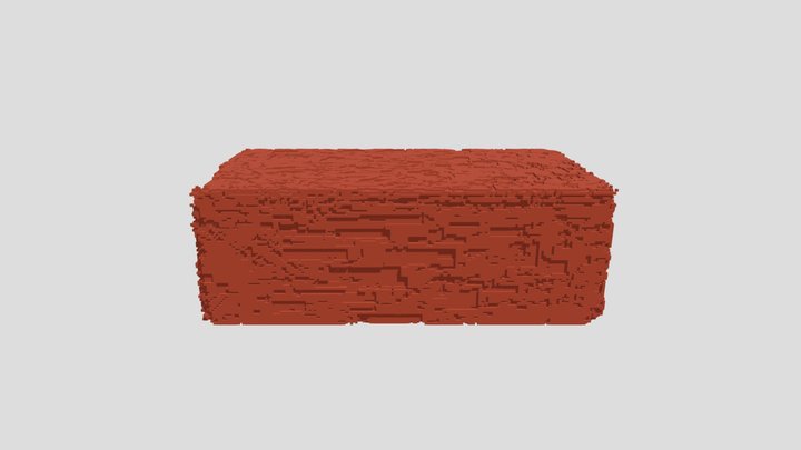 8bit Brick 3D Model