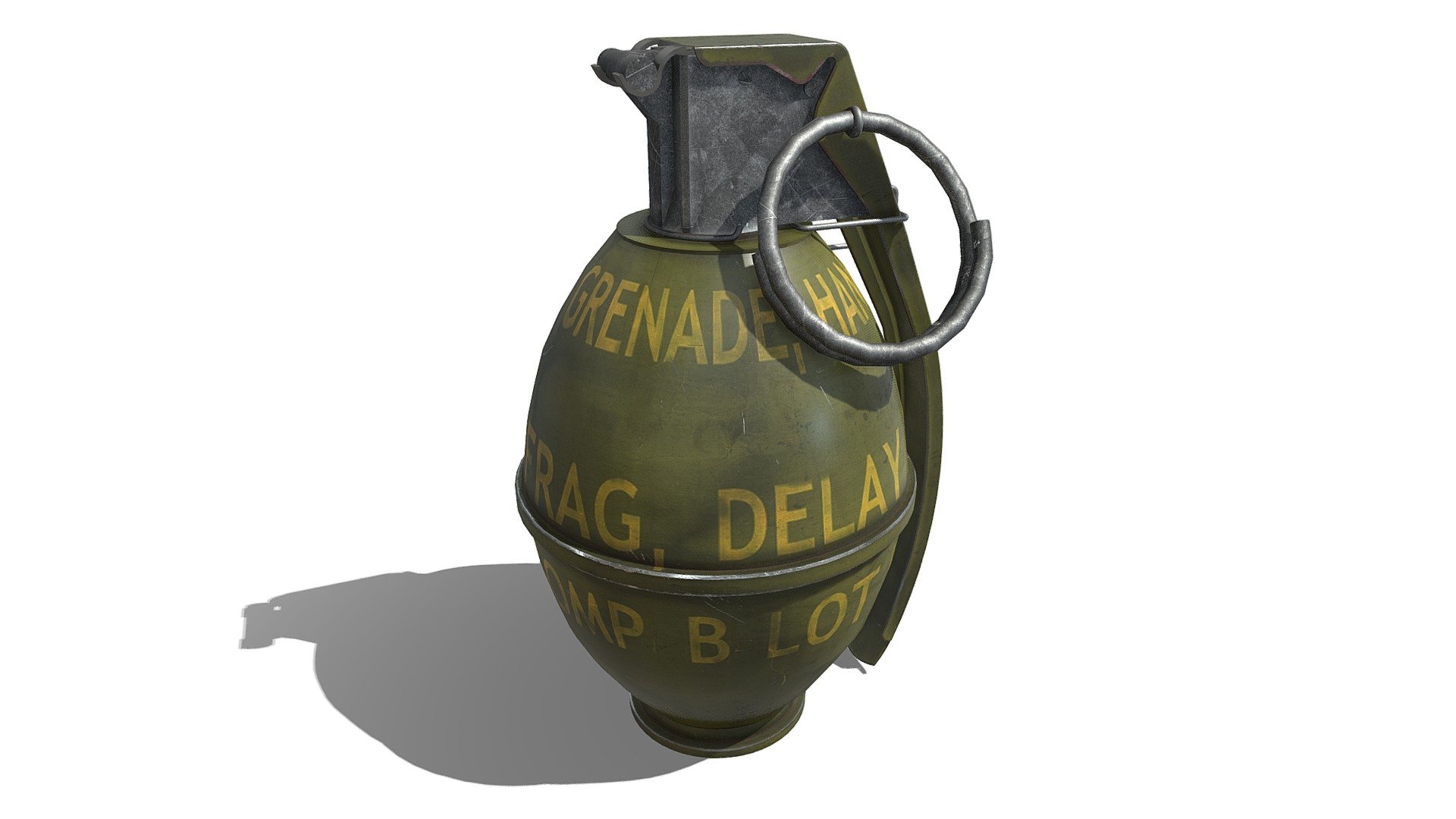 M61 Frag Grenade - Buy Royalty Free 3D model by Studio Lab (@studiolab ...