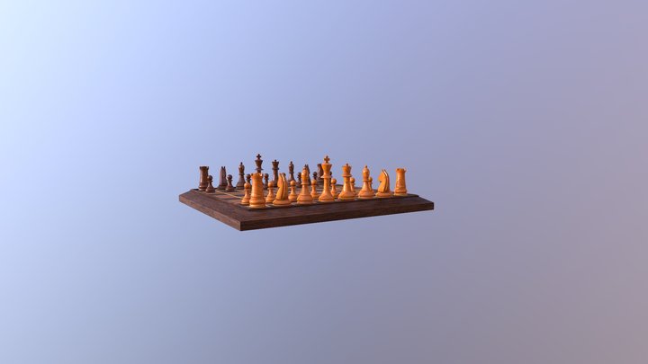 Chessboard 3D Model