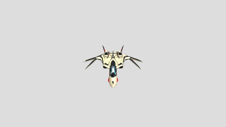 YF-19 from Macross Plus (attempt) 3D Model