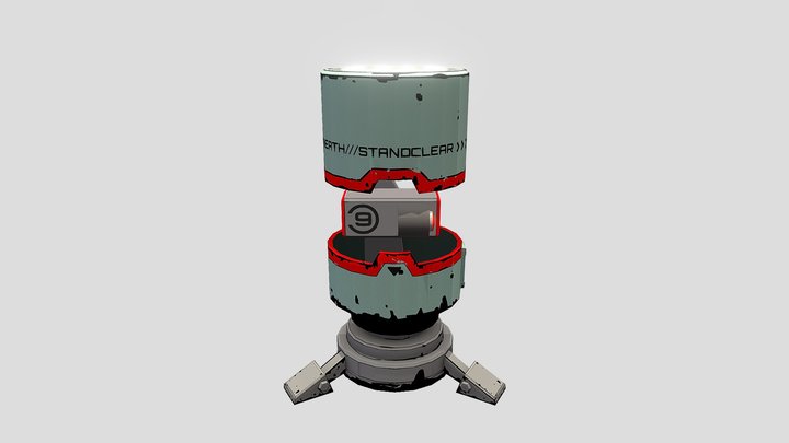 Rocket Turret 3D Model