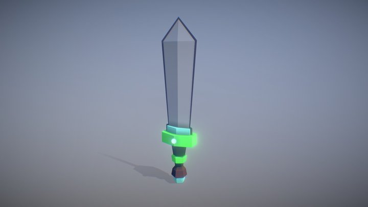 001 Cartoon Sword 3D Model