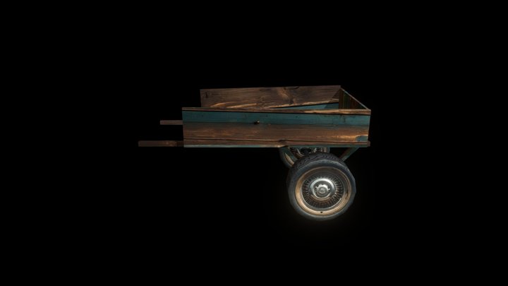 Carreta Reciclaje 3D Model