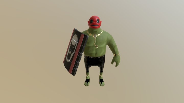 LuchaGoblin 3D Model